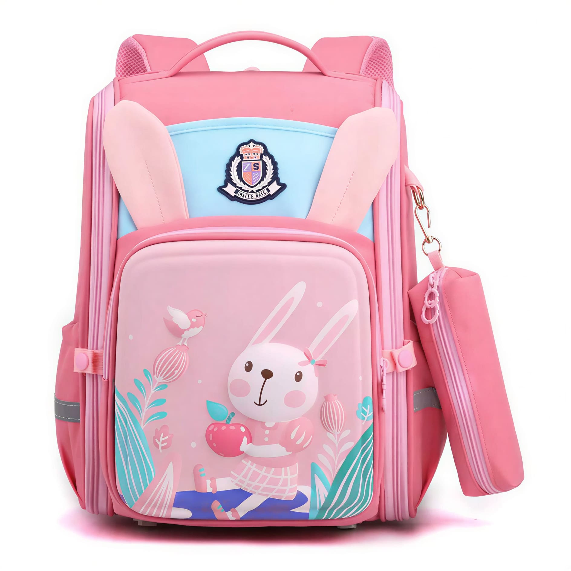 Young Minds Kids Backpack – Durable, Stylish & Spacious School Bag (Pink)