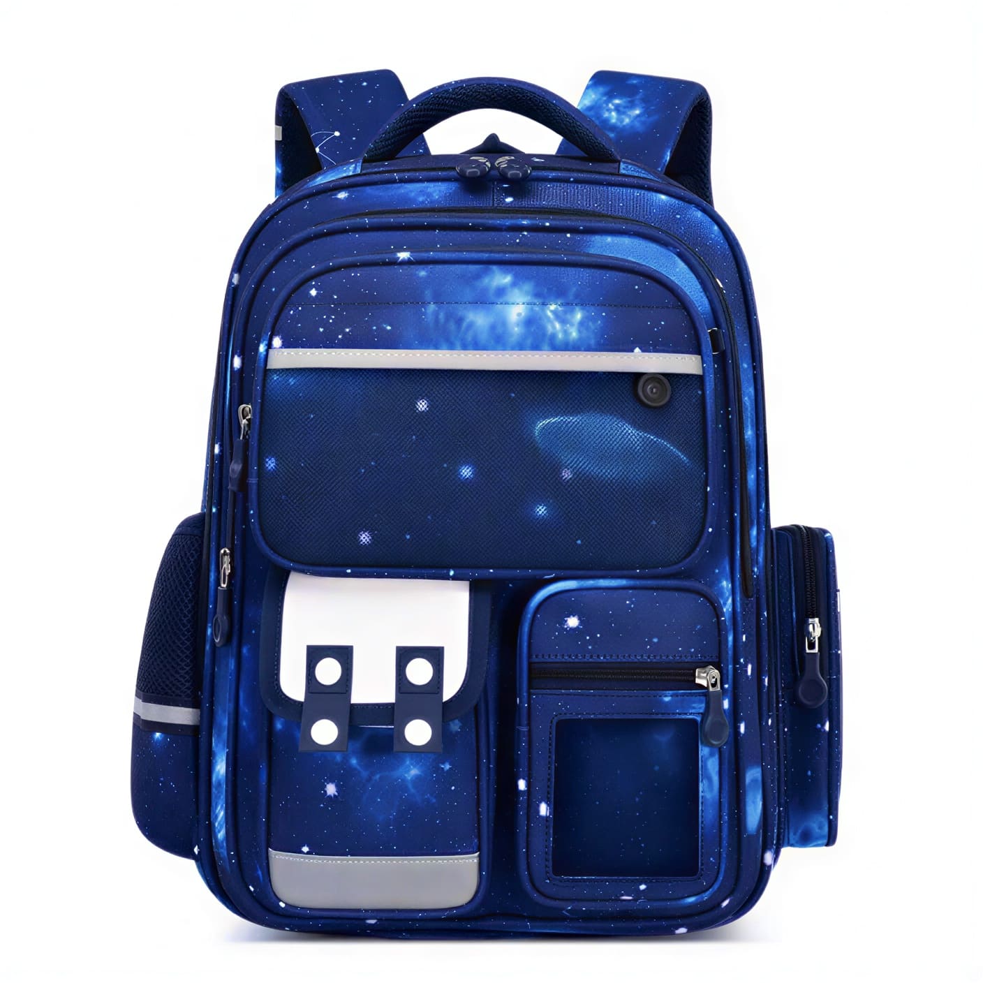 Brainy Bundle Galaxy Kids Backpack – Durable, Stylish & Spacious School Bag (Blue)