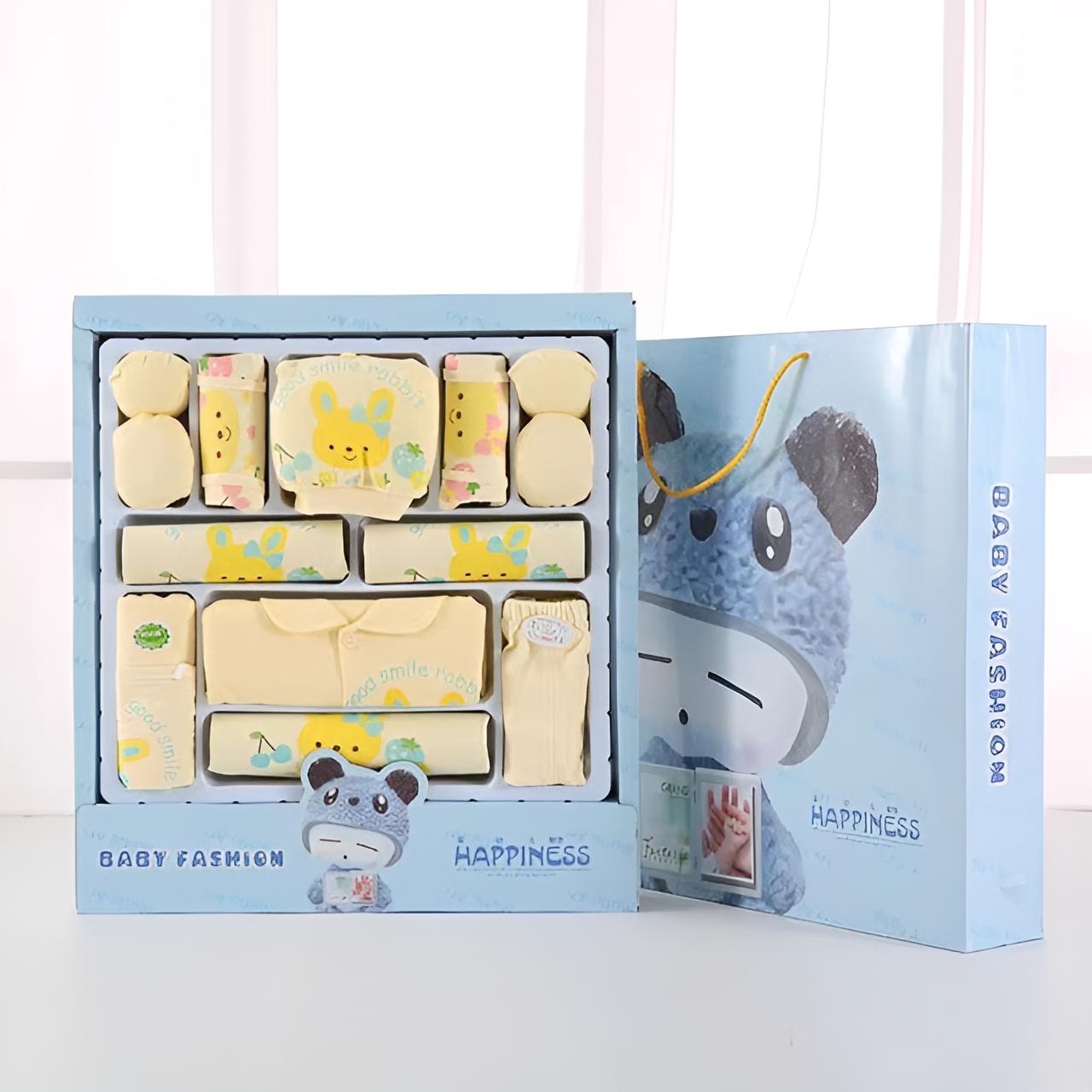 Buy MyneeMoe Baby Fashion Premium 16 PCs Newborn Baby Gift Set – Perfect for Baby Boys & Girls Yellow - Baby Clothing Set at MyneeMoe Online In India