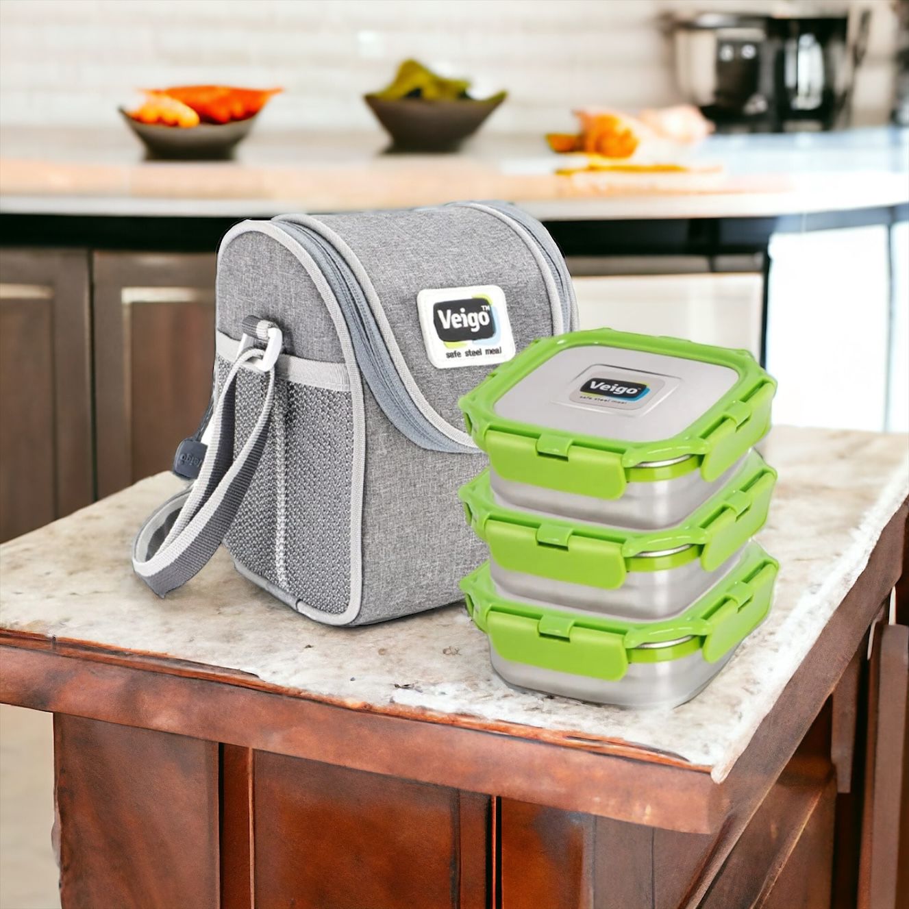 Lunch box with bag online shopping on sale