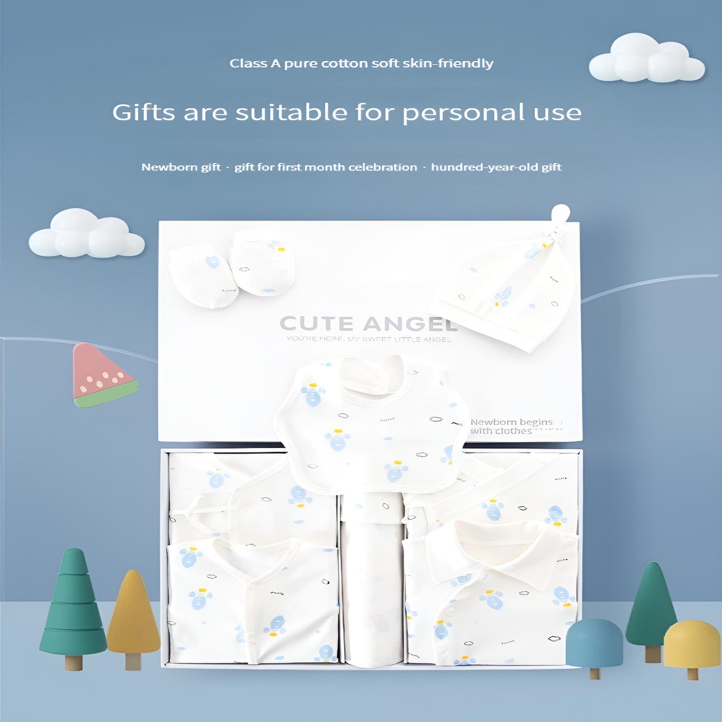 Buy MyneeMoe Angel’s Dream 25 Piece Baby Gift Set – Perfect for Newborns & Baby Showers - at MyneeMoe Online In India