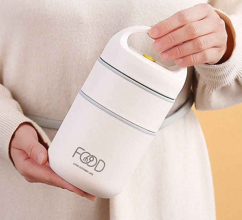 Buy MyneeMoe 2 Compartment Vertical Lunch Box with Insulated Lunch Bag - Insulated Lunch Bag Box at MyneeMoe Online In India