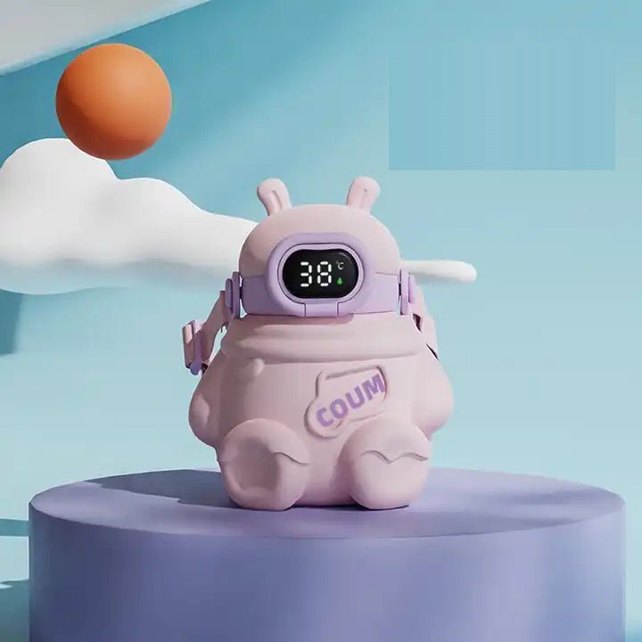 Buy MyneeMoe Kids Walkie Talkie Stainless Steel Water Bottle - Led Temperature Display & Fun Design - Kids Water Bottle at MyneeMoe Online In India