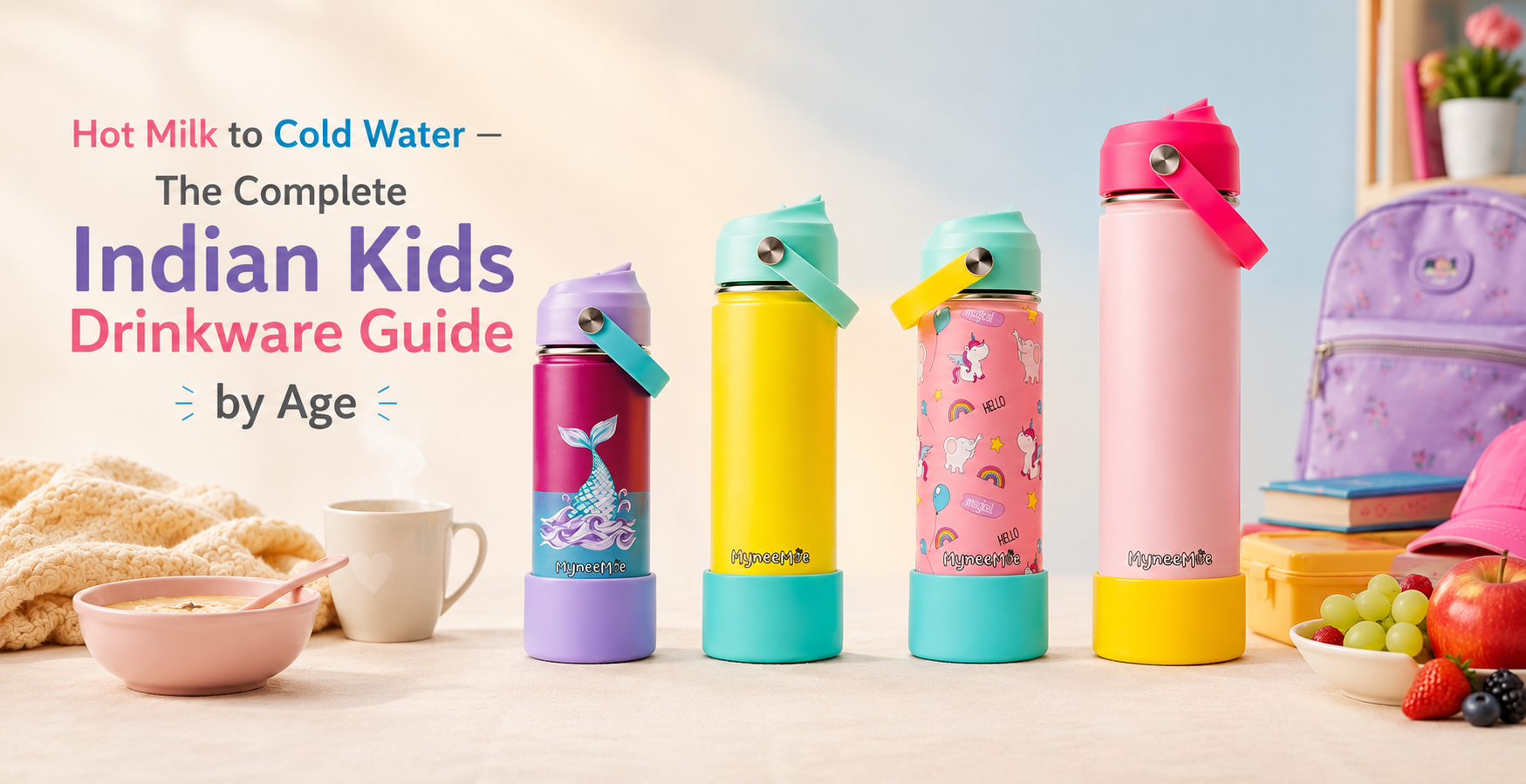 Hot Milk to Cold Water: The Complete Indian Kids Drinkware Guide by Age