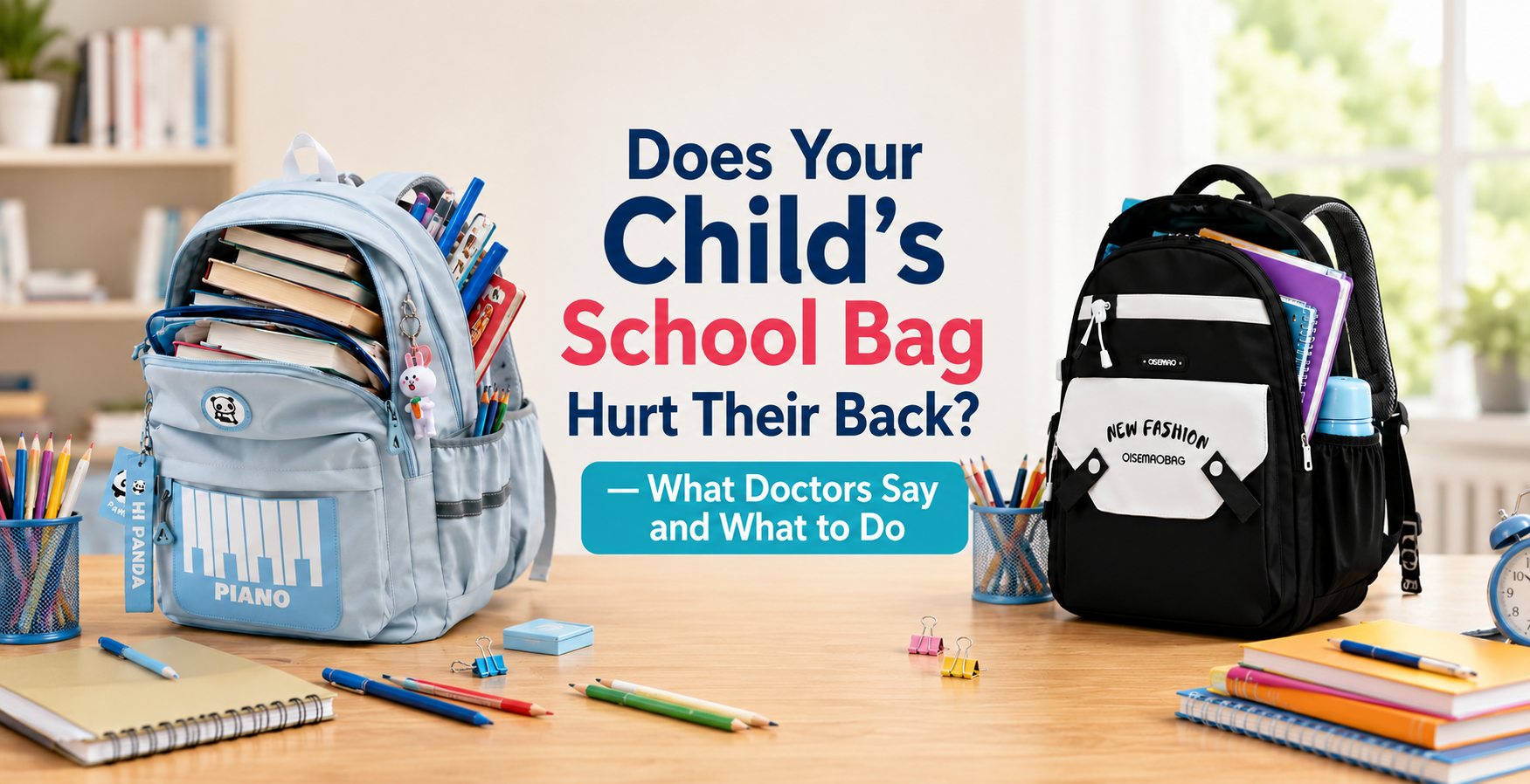 Does Your Child's School Bag Hurt Their Back? What Doctors Say and What to Do