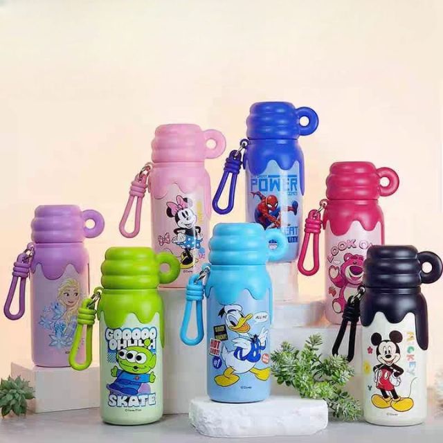 MyneeMoe Water Bottles for Kids School Bag