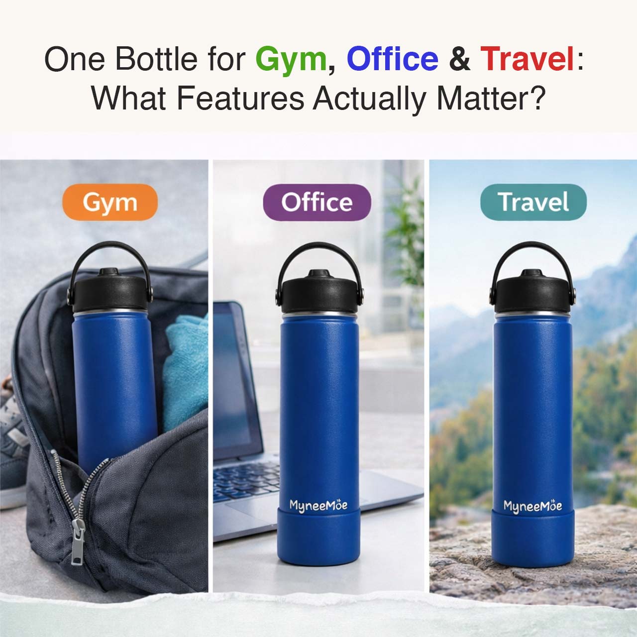 One Bottle for Gym, Office & Travel: What Features Actually Matter?