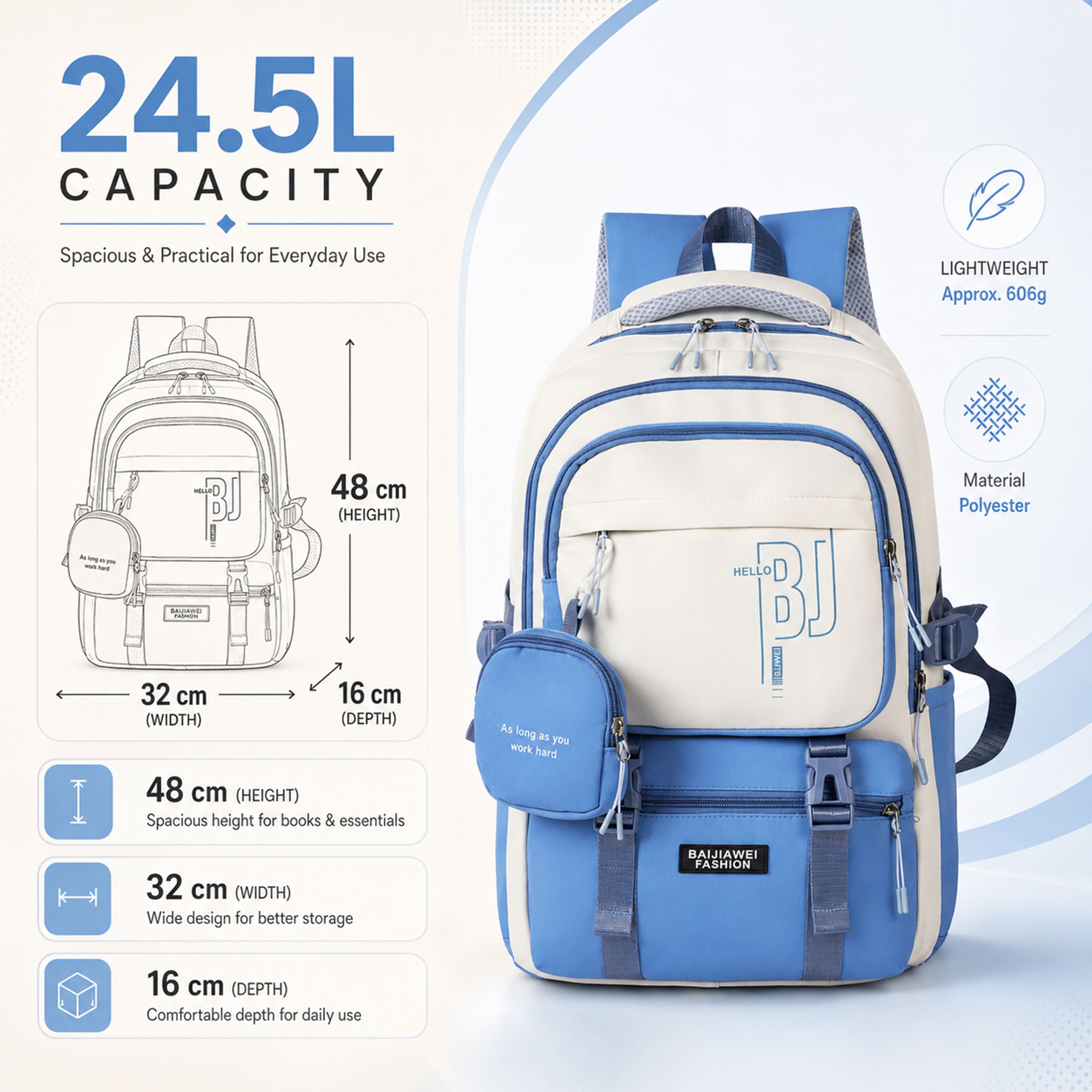 Buy MyneeMoe CampusPro Kids Backpack – Durable, Stylish & Spacious School Bag (Age 11-16Y) - at MyneeMoe Online In India