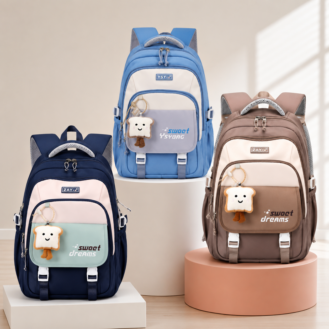 Buy MyneeMoe Sweet Dreams Kids Backpack – Durable, Stylish & Spacious School Bag (Age 9-15Y) - School Bag at MyneeMoe Online In India