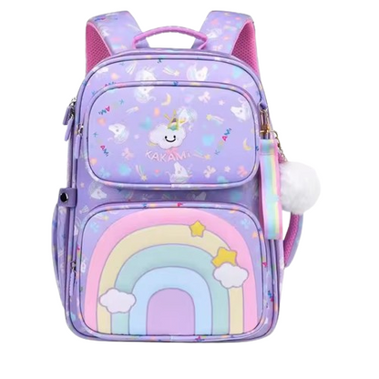 Buy Rainbow Blossom School Backpack Purple at MyneeMoe Online In India