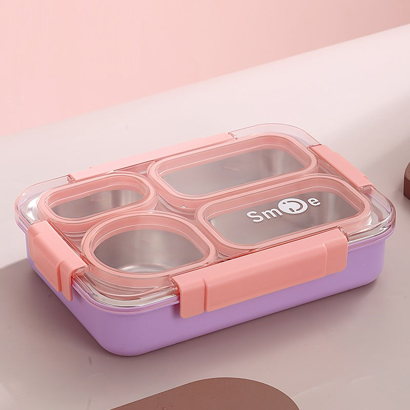 Buy Munch Mingle Bento Lunch Box Pink at MyneeMoe Online In India