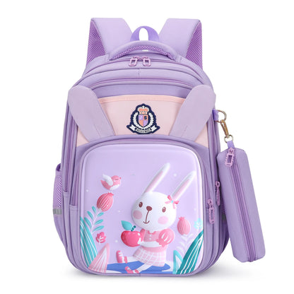 Buy Radiant Rabbit 3D Backpack Violet Bunny at Myneemoe Online In India