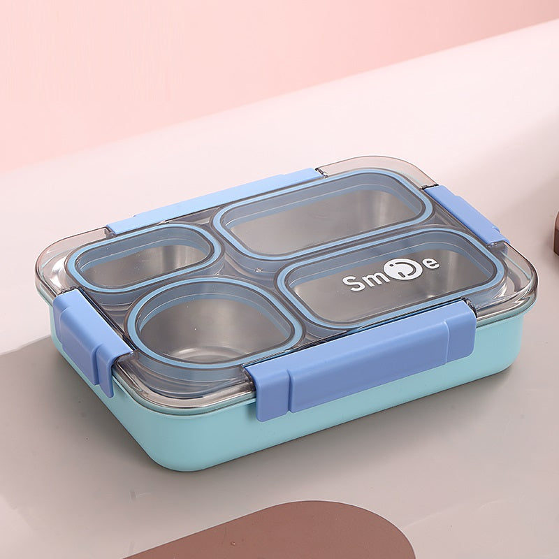 Buy Munch Mingle Bento Lunch Box Blue at MyneeMoe Online In India