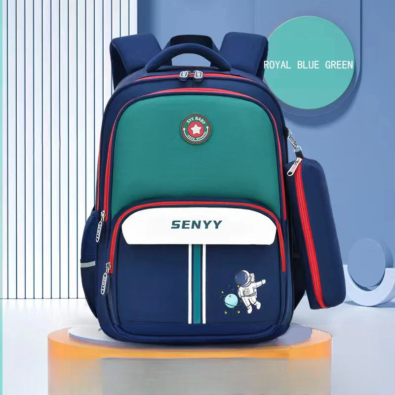 Buy Classy Companion Elite Backpack Royal Blue Green at Myneemoe Online In India