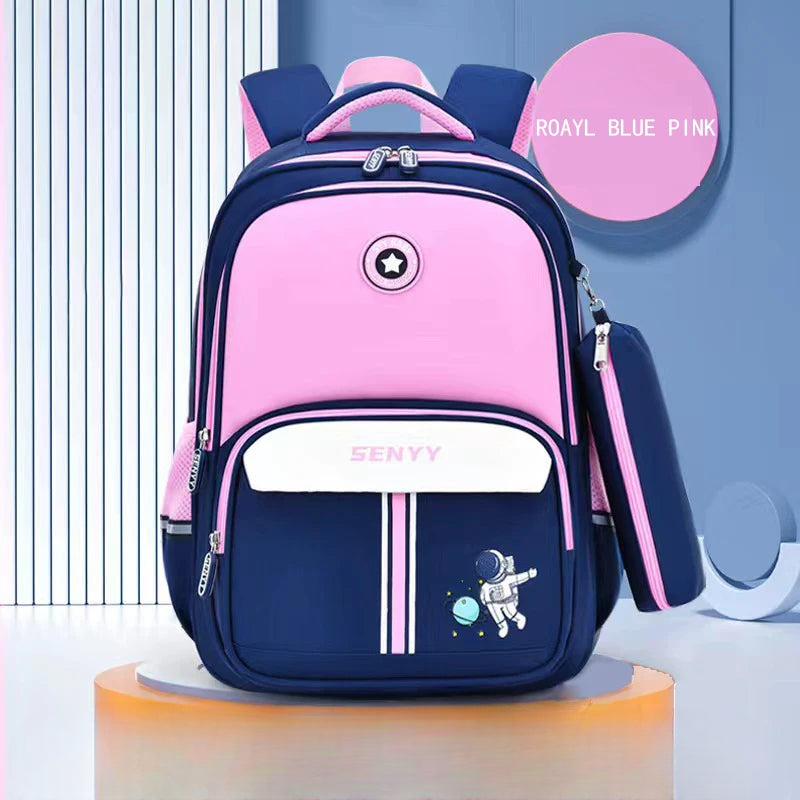 Buy Classy Companion Elite Backpack Royal Blue Pink at Myneemoe Online In India