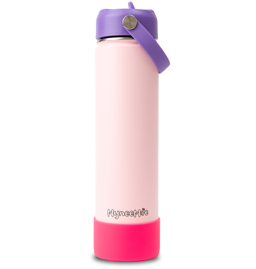 Buy MyneeMoe MyneeMoe Flow 750ml Stainless Steel Water Bottle – Leakproof & Durable Pink & Purple - Water Bottle at MyneeMoe Online In India