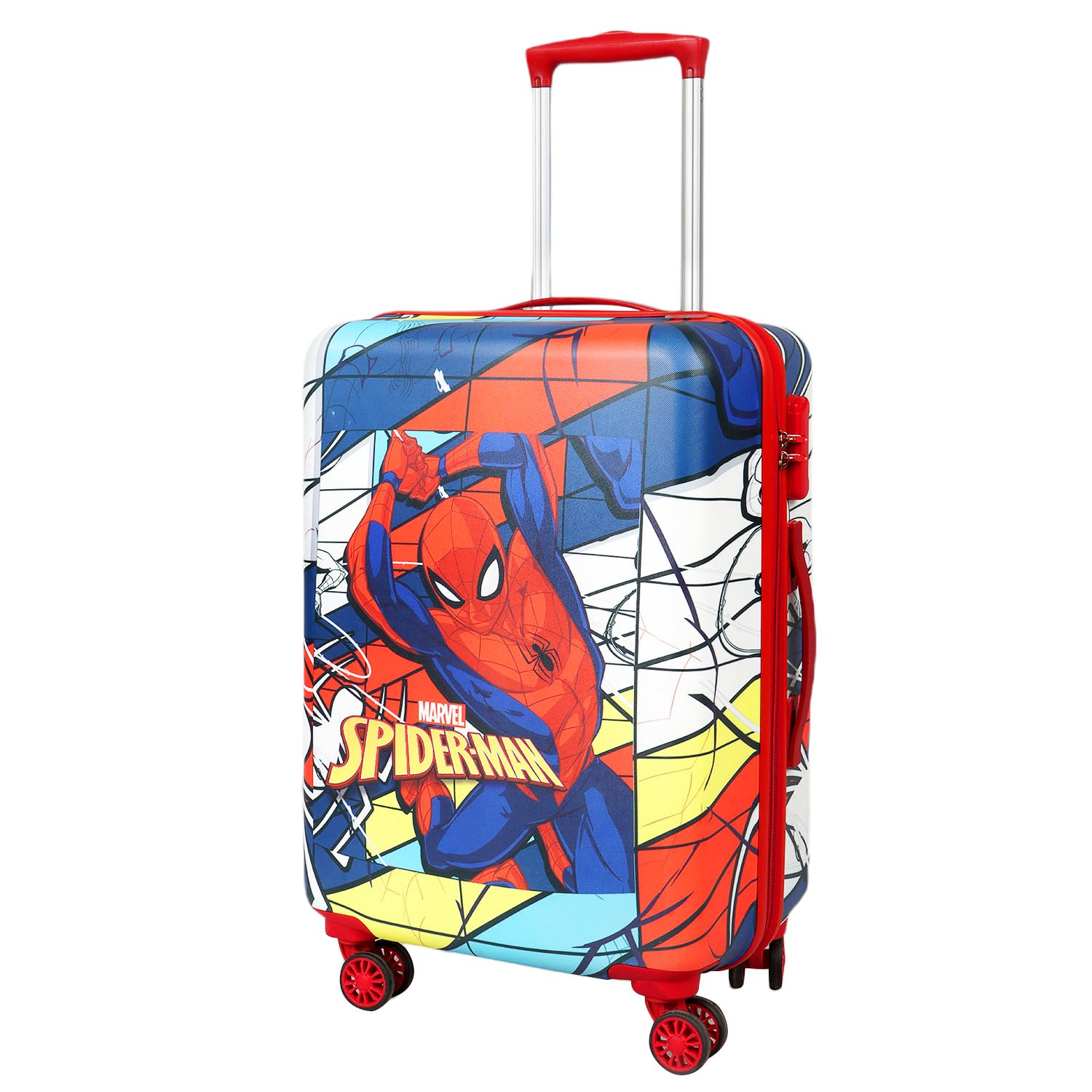 Buy Marvel Spider-Man Kids Trolley Bag – Lightweight Rolling Luggage for Travel and Adventures at MyneeMoe Online In India