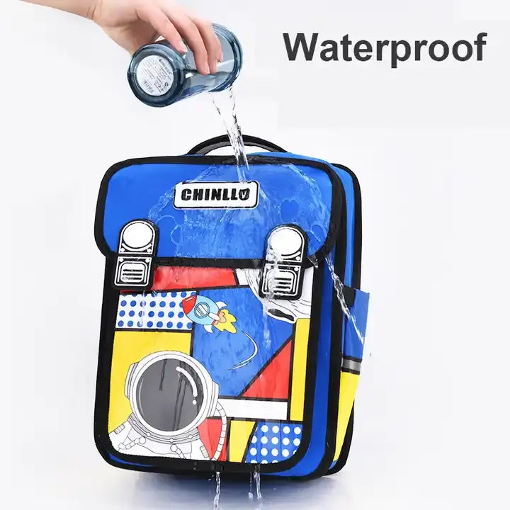 Buy MyneeMoe Chinllo 2D Elite Backpack - Stylish, Durable & Waterproof School Bag - School Bag at MyneeMoe Online In India