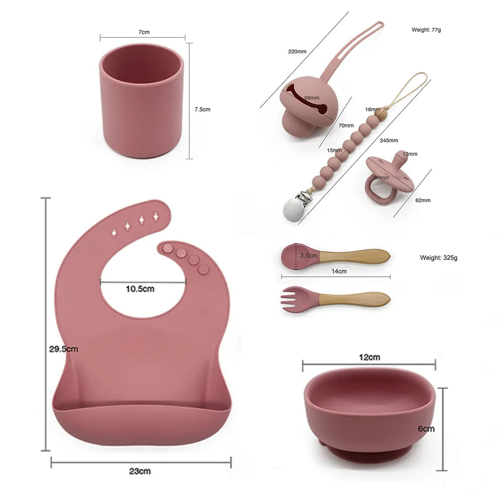 Buy MyneeMoe Ultimate Baby Suction Feeding Set with Pacifier – Spill-Proof & Safe - Baby Feeding Set at MyneeMoe Online In India