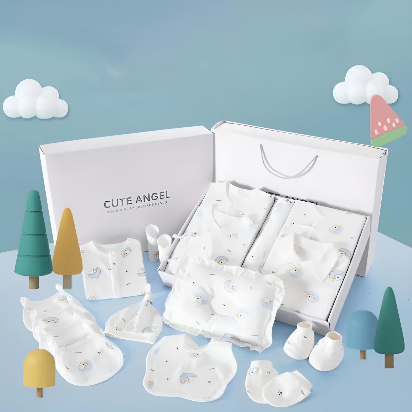 Buy MyneeMoe Angel’s Dream 25 Piece Baby Gift Set – Perfect for Newborns & Baby Showers - at MyneeMoe Online In India