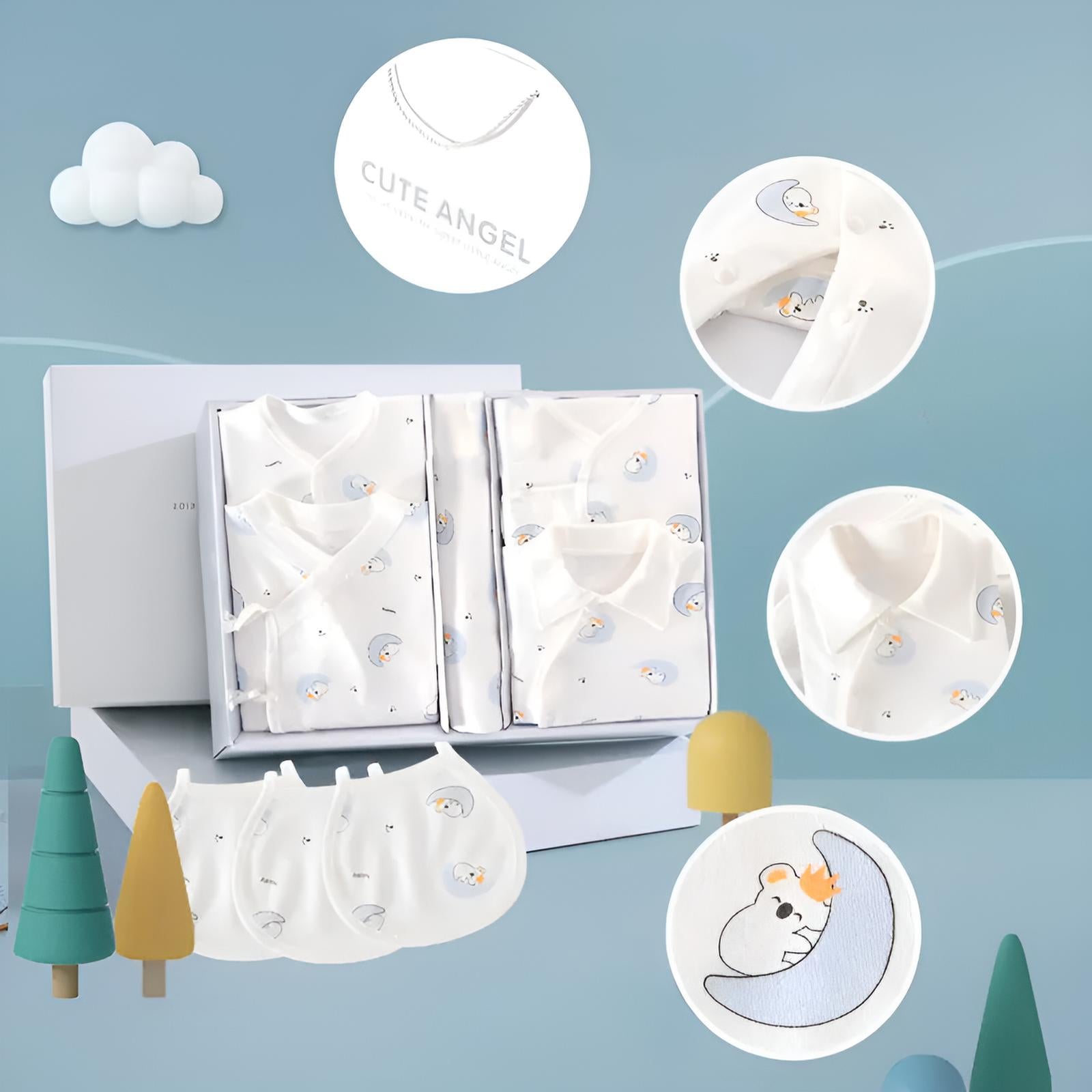 Buy MyneeMoe Angel’s Dream 25 Piece Baby Gift Set – Perfect for Newborns & Baby Showers - at MyneeMoe Online In India