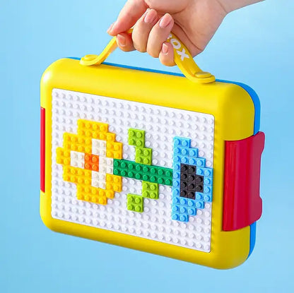 Buy Lego Building Blocks Lunch Box for Kids With 5 Compartments & Toy Blocks at MyneeMoe Online In India