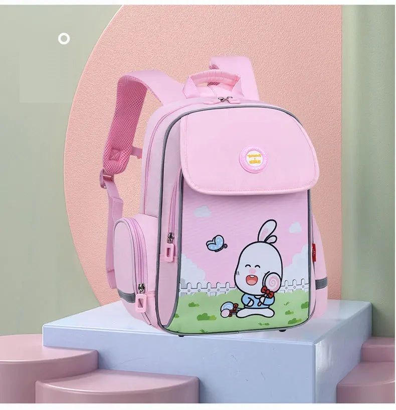 Buy Bookworm Buddy Cartoon Backpack Pink Bunny at Myneemoe Online In India