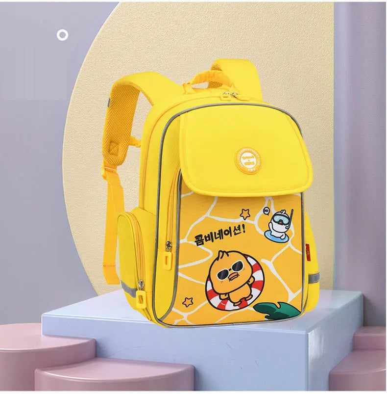 Buy Bookworm Buddy Cartoon Backpack Yellow Chick at Myneemoe Online In India