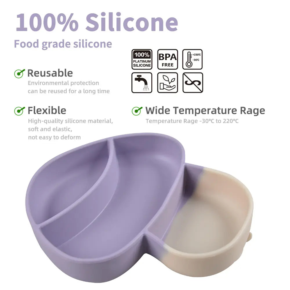 Buy Mushroom Suction Feeding Set – Easy Clean Silicone for Baby-Led Weaning at Myneemoe Online In India