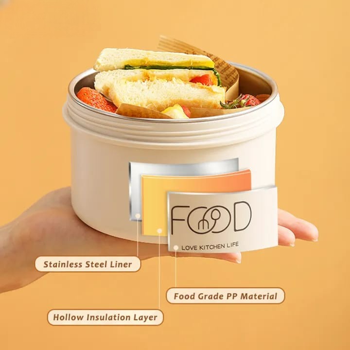 Buy MyneeMoe Lunch Time 3 Compartment Stainless Steel Lunch Box with Bag Microwave Safe - Insulated Lunch Bag Box at MyneeMoe Online In India