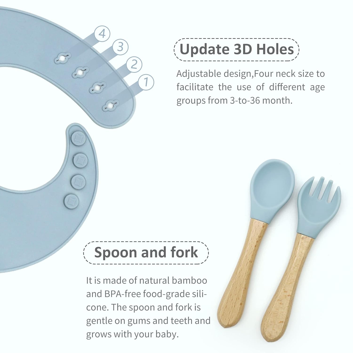 Buy MyneeMoe Oval Silicone Feeding Set – Suction Plates & BPA-Free Utensils for Baby Weaning - Baby Feeding Set at MyneeMoe Online In India