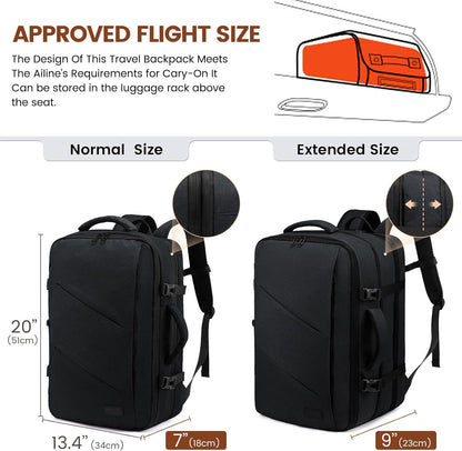 Buy MyneeMoe Lovevook Expandable Cabin Travel Backpack for Weekend & Business Trips - Travel & Tote Bags at MyneeMoe Online In India