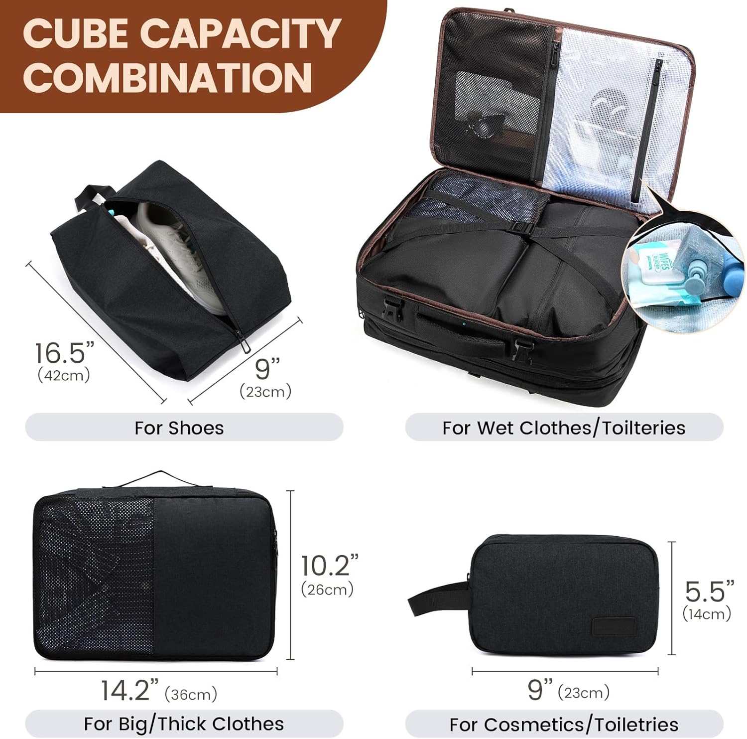 Buy MyneeMoe Lovevook Expandable Cabin Travel Backpack for Weekend & Business Trips - Travel & Tote Bags at MyneeMoe Online In India