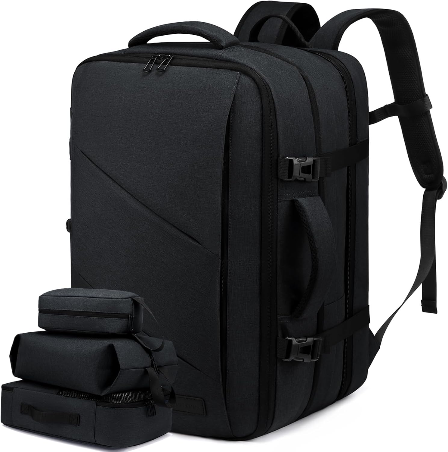 Buy MyneeMoe Lovevook Expandable Cabin Travel Backpack for Weekend & Business Trips Black - Travel & Tote Bags at MyneeMoe Online In India