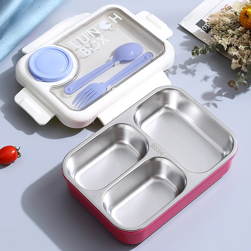 Buy 3 Compartment Sustainable Eco-Friendly Lunch Box