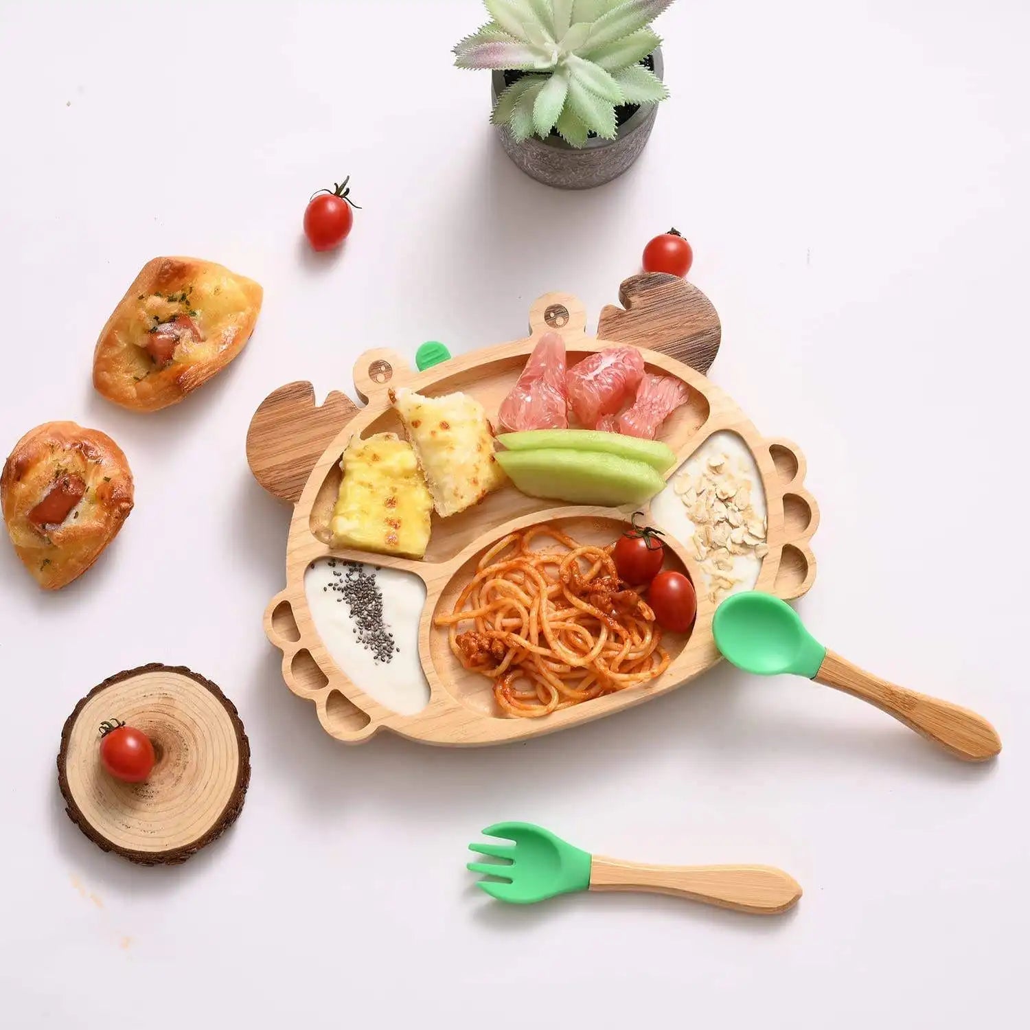 Buy MyneeMoe Snappy Eco-Friendly Baby Dining Set – Complete Feeding Essentials for Weaning - Baby Feeding Set at MyneeMoe Online In India