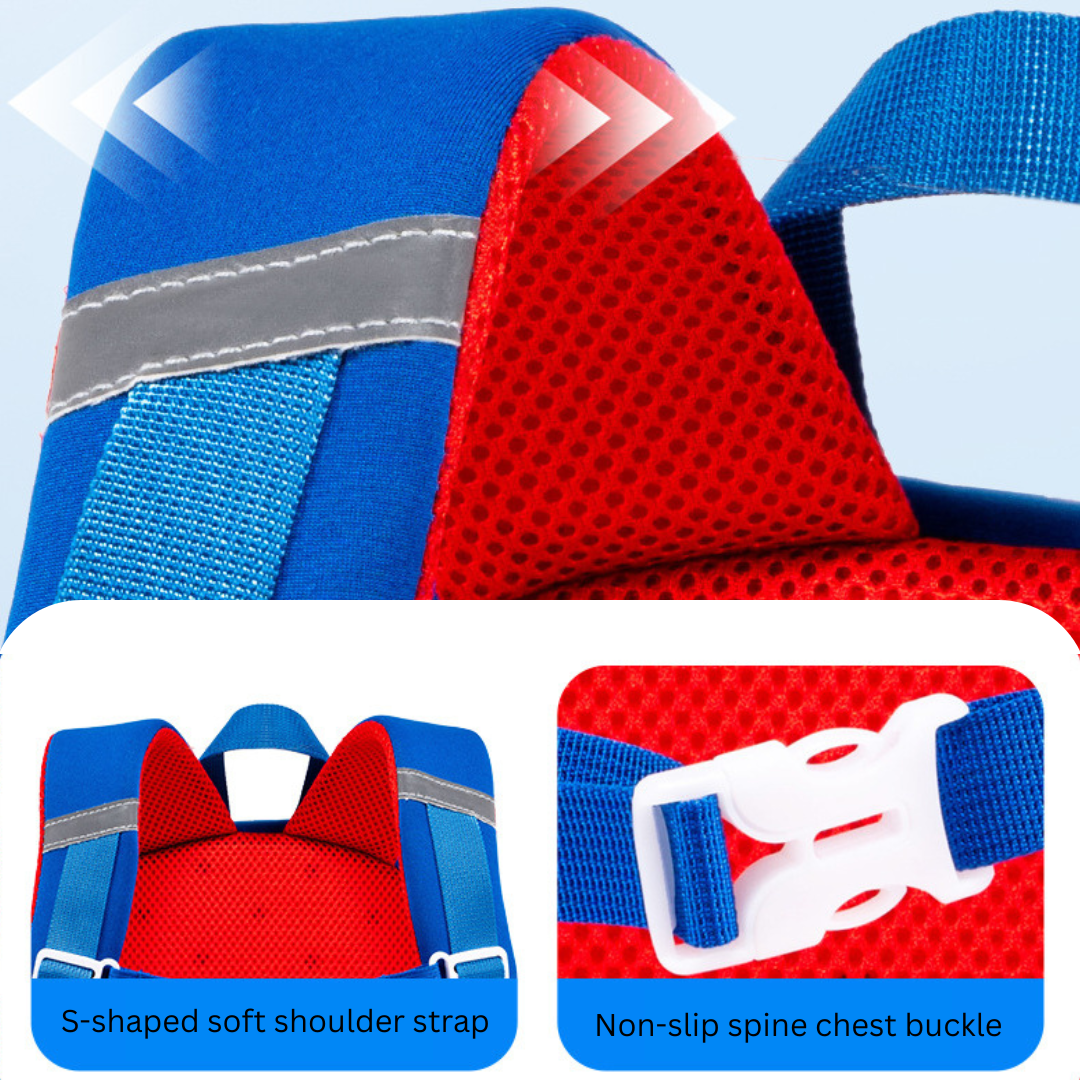 Buy MyneeMoe Happy Tails Kids Backpack – Lightweight, Soft & Cute for Preschoolers - School Bag at MyneeMoe Online In India