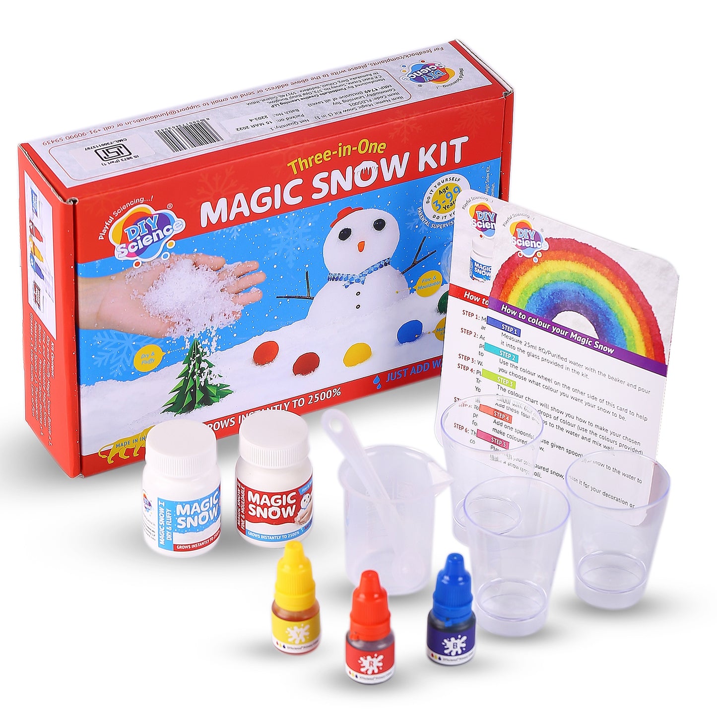 Buy Diy Science Three in One Magic Snow Kit (Grow Instantly to 2500%) at Myneemoe Online In India