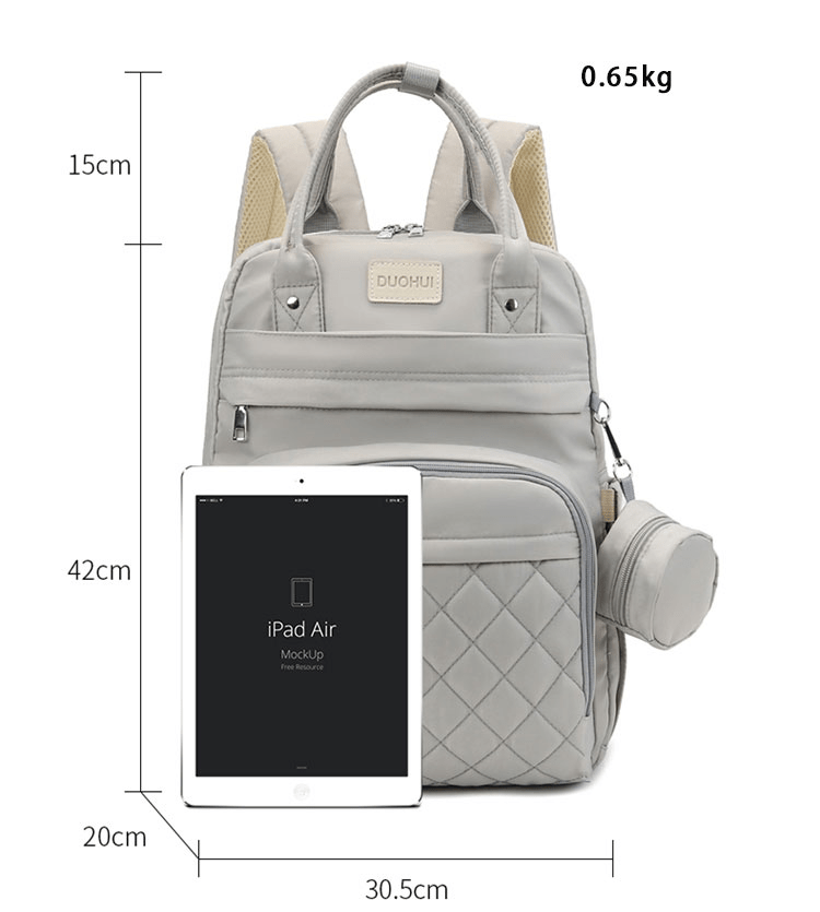 Buy Fashionable Mommy Diaper Bag - Large Capacity Travel Backpack with Insulated Pockets at MyneeMoe Online In India