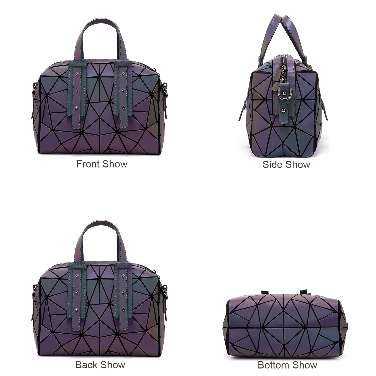 Buy MyneeMoe Lovevook Women's Stylish Geometric Handbag - Unique Luminous Accessory - Travel & Tote Bags at MyneeMoe Online In India