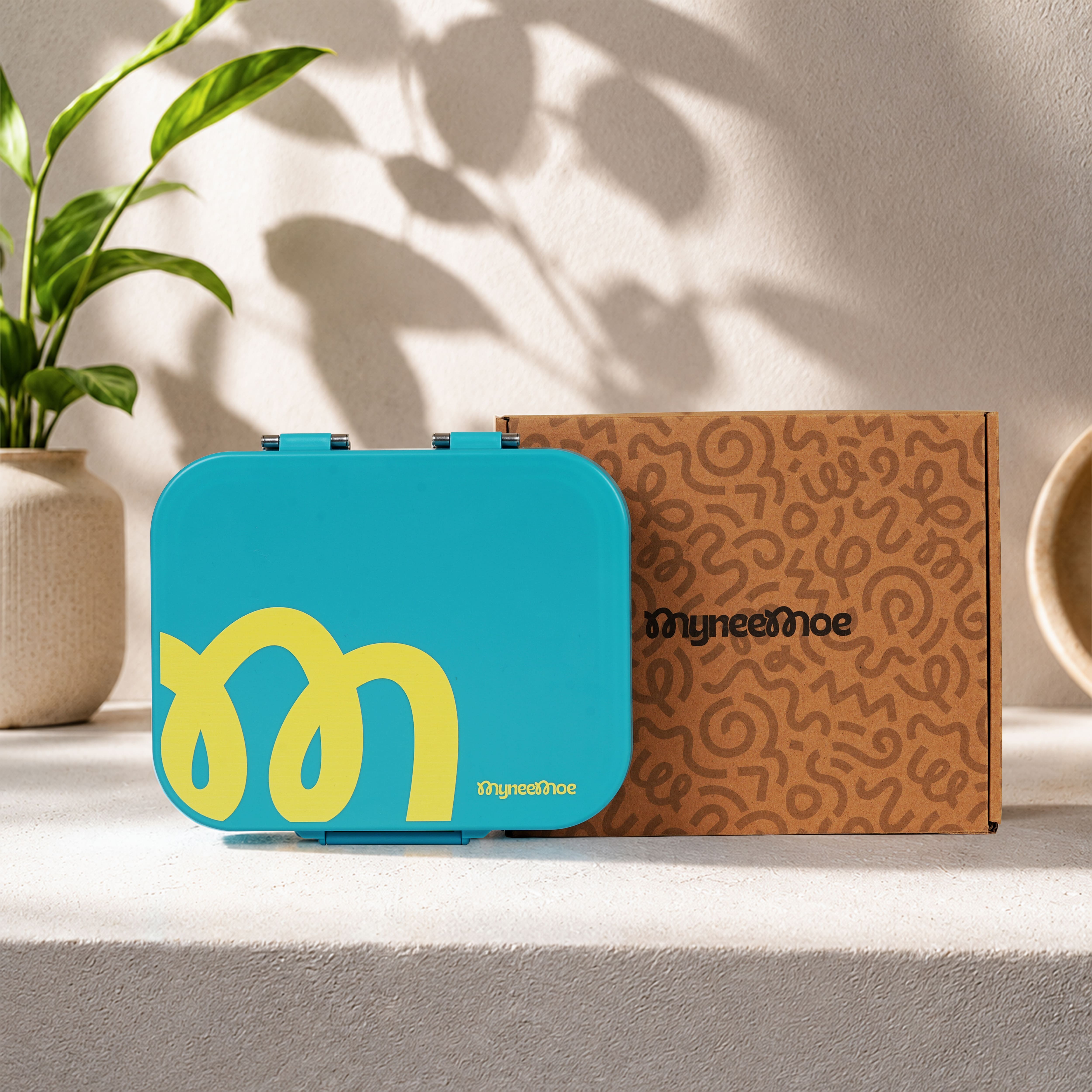 Buy MyneeMoe Cubix Stainless Steel Bento Lunch Box - Signature - at MyneeMoe Online In India