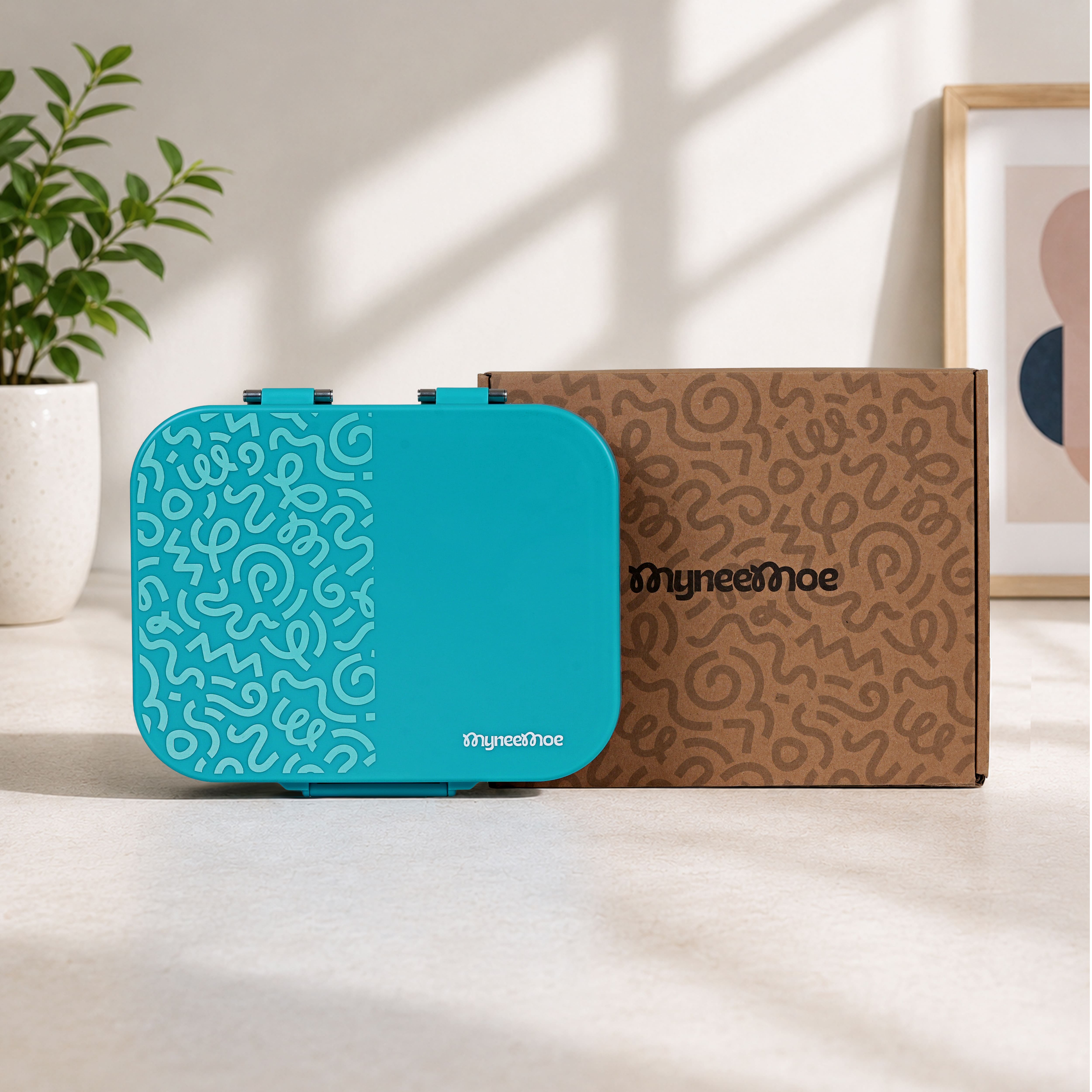Buy MyneeMoe Cubix Stainless Steel Bento Lunch Box - Abstract - at MyneeMoe Online In India