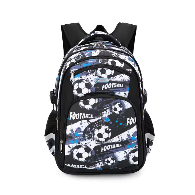 Buy Champ’s Choice Football Print School Bag - Waterproof, Large Capacity Backpack Black at MyneeMoe Online In India