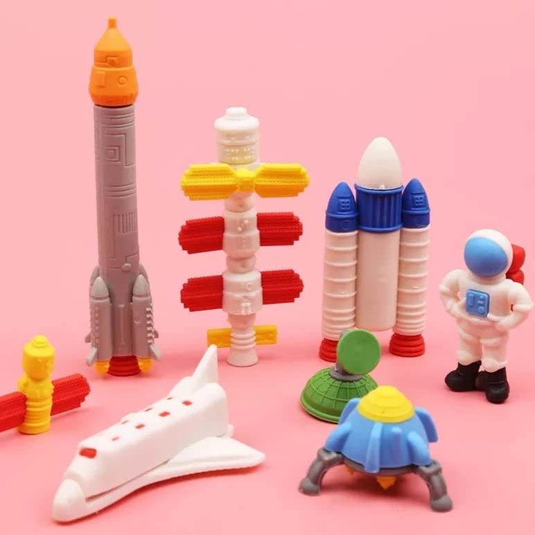 Buy 3D Space Eraser Set (Pack Of 12) at Myneemoe Online In India