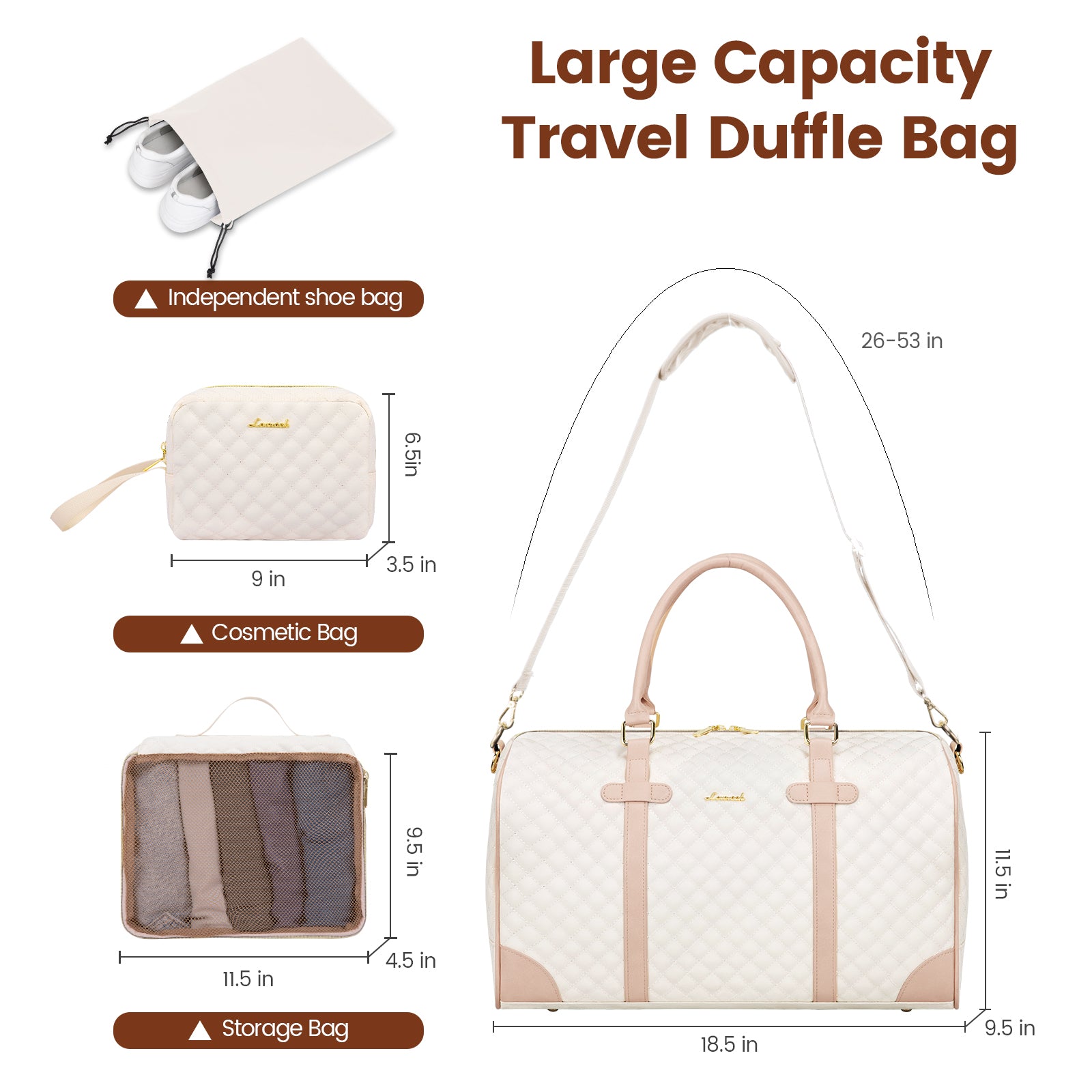 Buy MyneeMoe Lovevook Multi-Purpose Weekender Bag - Perfect for Travel and Getaways - Travel Bag at MyneeMoe Online In India