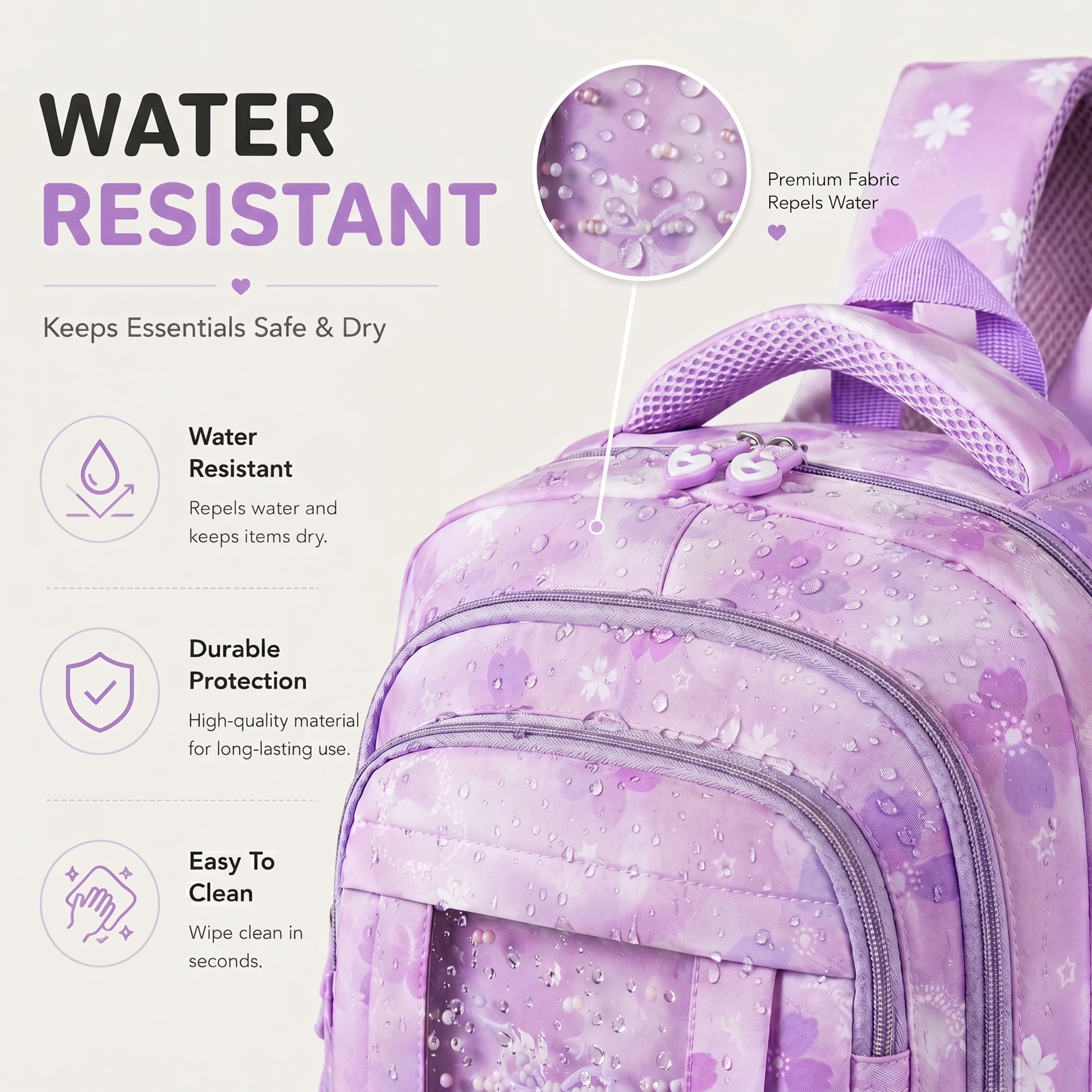 Buy MyneeMoe Book Bounder Elite Girls Backpack – Durable, Stylish & Spacious School Bag (Purple) - School Bag at MyneeMoe Online In India