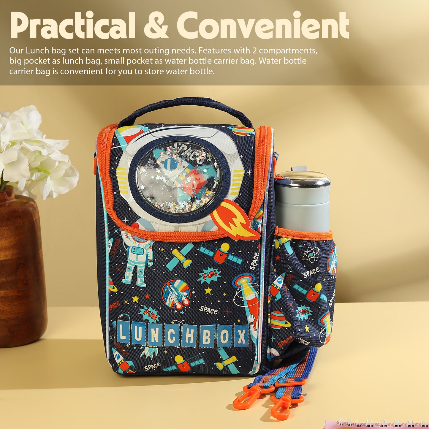 Buy Vest Thermal Lunch Bag for Kids - Two Layer Insulated Cooler Bag at MyneeMoe Online In India