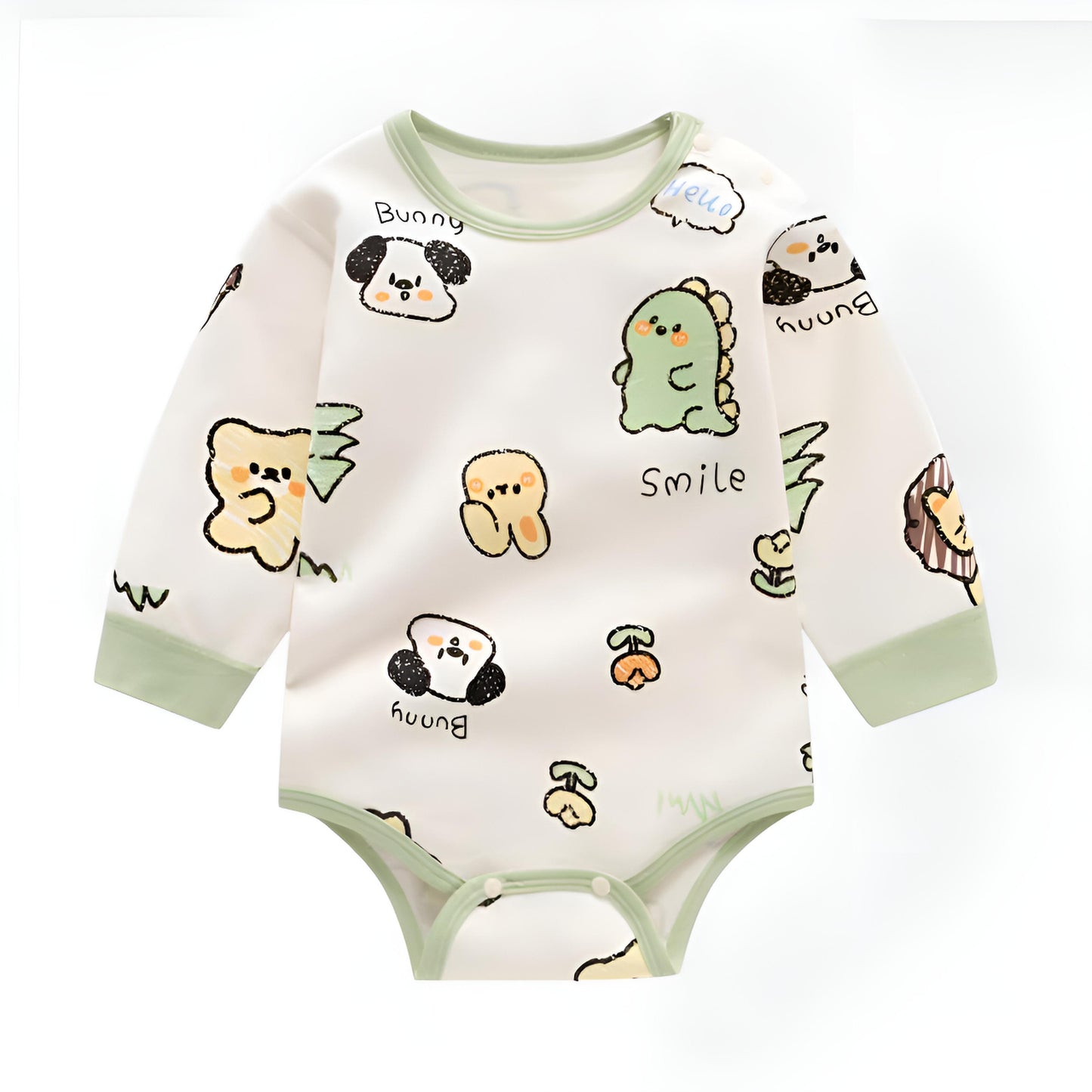 Buy MyneeMoe Happy Dino 10-Piece Baby Clothing Set – Playful Dinosaur Theme for 6-12 Months - Baby Clothing Set at MyneeMoe Online In India