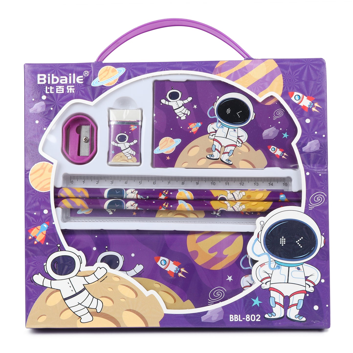 Buy Cute Little "SPACE" Theme Stationery Set (Pack Of 1) at MyneeMoe Online In India