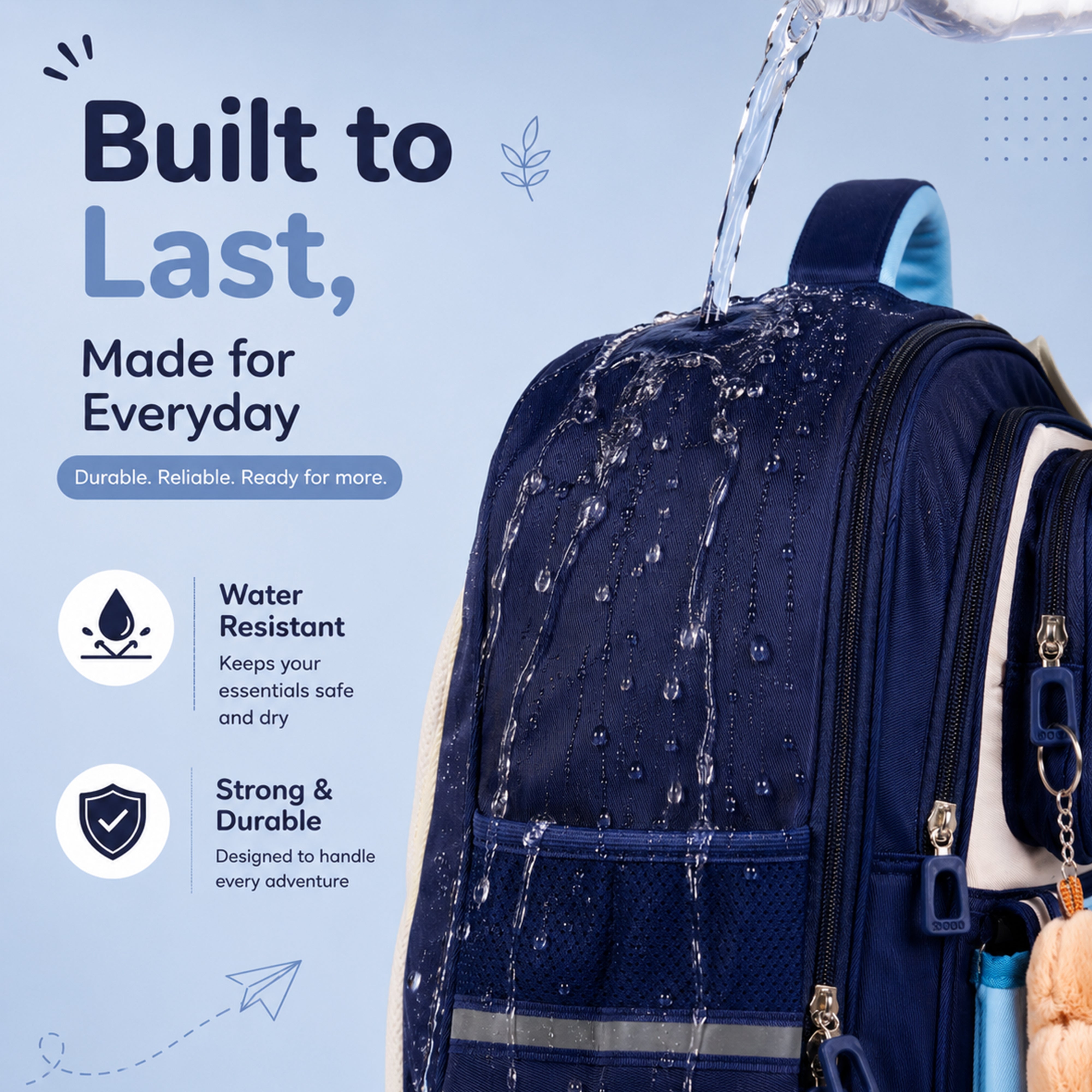 Buy MyneeMoe Explorer Kids School Backpack – Water-Resistant & Spacious School Bag (Age 4–6Y) - School Bag at MyneeMoe Online In India
